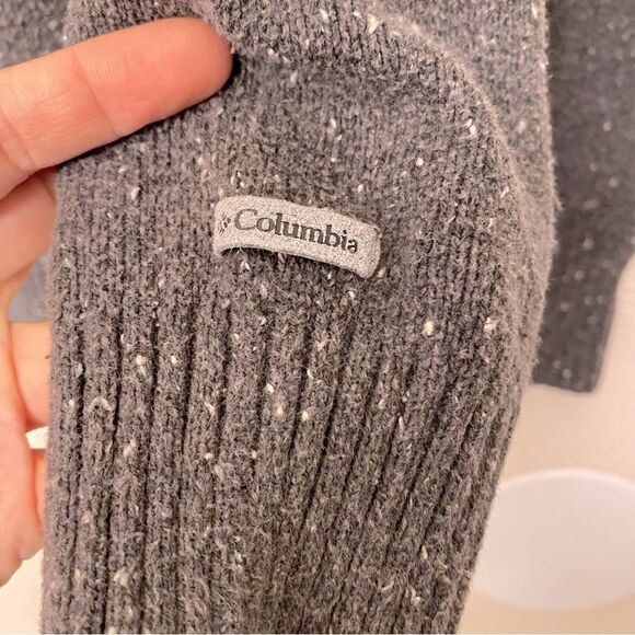 Columbia womans dark gray hooded sweater pullover hoodie plus size 1X - Picture 5 of 11